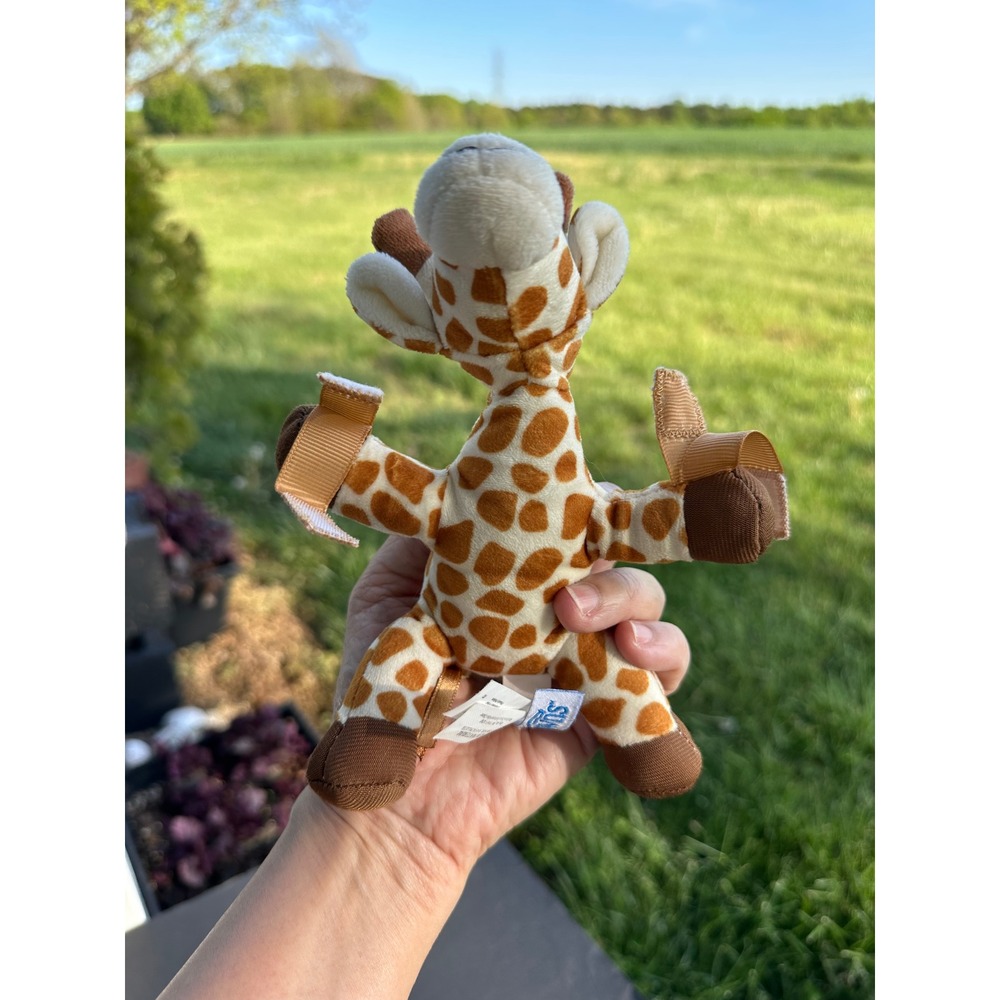 Dr. Browns Lovey Pacifier Holder Plush Giraffe Stuffed Animal Brown Tan Spotted - Picture 2 of 7